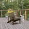 Flash Furniture Mahogany Poly Resin Adirondack Chairs, 4PK 4-JJ-C14501-MHG-GG - alternate 3